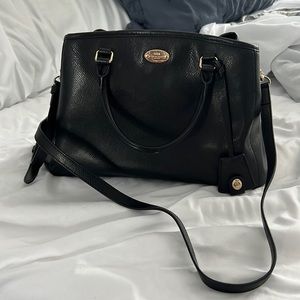 Black Coach Purse with Strap